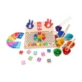thumbnail image 2 of Juguete Matemático Infantil de Madera con Juegos de Aprendizaje Primario para Niños y Material Didáctico Motriz Adecuado para Actividades Lógicas, 2 of 9