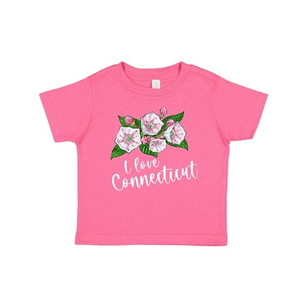 

Inktastic I Love Connecticut Mountain Laurel Flowers Gift Baby Boy or Baby Girl T-Shirt