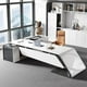 thumbnail image 5 of Balcony Cheap Executive Office Table Drafting Desk Study Modern Desk Office Luxury Drawers Biurko Gamingowe Home Furniture My Lux Decor Round, 5 of 10