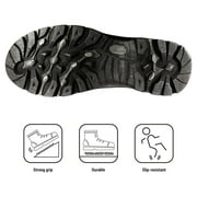 NORTIV 8 Mens Insulated Waterproof Construction Rubber Sole Winter Snow Ski Boots