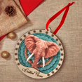 thumbnail image 4 of Elephant Christmas Ornament - Elephant Ornament - Elephant Ornaments for Christmas Tree - Gifts for Elephant Lovers - Elephant Keepsake Gifts - Animal Lovers Ornament Gifts NgqsH7 (Elephant-s002), 4 of 5