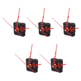 thumbnail image 1 of 5X High Quality New Quartz Black Wall Clock Movement Mechanism Repair Parts Kit, 1 of 9