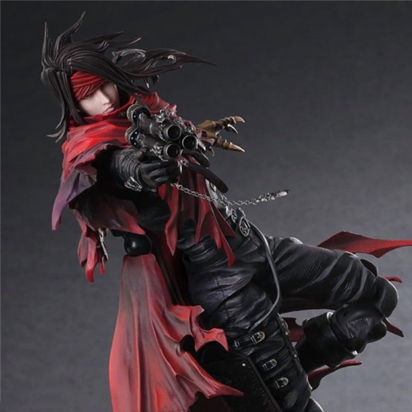 Vincent Figure, Standing Vincent Valentine Figures 27cm/10.6inch PVC Anime Character Collection Decor Statue Model Desktop Decoration Ornament Gifts