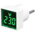 thumbnail image 3 of A50-500V Voltímetro cuadrado Pantalla digital LED Indicador Enchufe europeo () Verde, 3 of 6