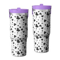 Camouflage 30oz Handheld Travel Tumbler with Handle – Double Wall Stainless Steel Insulated Cup, Flip Straw Lid, Leak-Proof & BPA-Free for Hot and Cold Drinks – Durable Coffee & Juice Mug Black