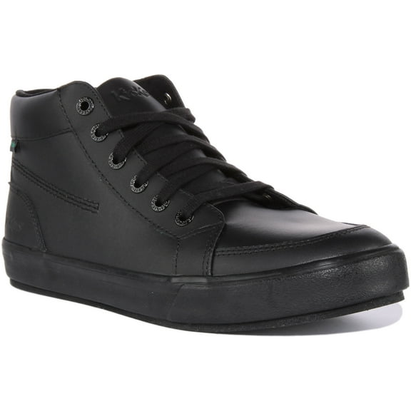 Kickers Tovni Hi Men's Lace Up Leather Boots In Black Size 7.5