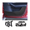thumbnail image 2 of Car Carbon Fiber Leather Door Protector Pad Door Plank Anti- Pad Anti-dirty Pad Mat Cover For -30 C, 2 of 5