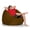 Chocolate, variant on Jaxx Saxx 4 Foot Round Bean Bag w/ Removable Cover, Chocolate
