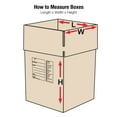 thumbnail image 2 of 18" x 18" x 24" Partners Brand Deluxe Packing Boxes Kraft Brown 6/Pack (181824DPBRP6), 2 of 4
