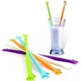 thumbnail image 3 of 5pcs Creative Stir Sticks Help Me Hand Shaped Tea Milk Coffee Juice Spoon Drink Muddler Stirrers Swizzle Stick Stirring Bar Rod(Random Color), 3 of 5