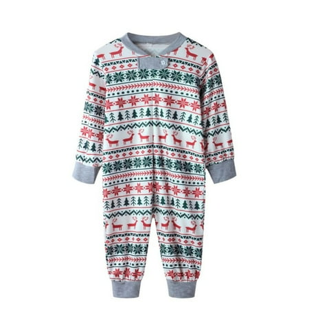 

Children Clothing Christmas Family Parent-child Suit Printing Home Service Cotton Soft Two-piece Pajamas