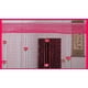 thumbnail image 3 of Nvzi 2 piezas 39,37 * 110,24 pulgadas cortina de cadena decorativa para puerta panel de pared de flores flecos ventana divisor, gris plateado, 3 of 3