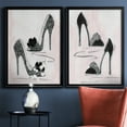 thumbnail image 3 of 2 Piece Set Shoes That Dazzle I Premium Framed Canvas - Ready to Hang - 26.5 x 36.5 Each - Silver Frame, 3 of 8
