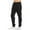 Black Athletic Pants for Men, variant on SSAAVKUY Mens Fleece Active Athletic Workout Jogger Sweatpants for Men with Zipper Pocket and Drawstring Fleece Sweatpants Elastic Waist Baggy Joggers Black 12