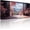 Dm12-japanese-style Cherry Blossom Mountain View, variant on Large Gaming Mouse Pad, Colorful 3D Explosion Pattern, 35.4 x 15.7 Inches, Non-Slip Base, Waterproof, XXL Desk Mat