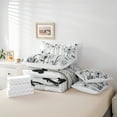 thumbnail image 6 of Manfei Chic Flower Dandelion Boy Girl 7-Piece Twin Bedding Sets,Flying Butterfly Dragonfly Bedding Comforter Set,Rustic Cabin Breathable Sheet Sets,Super Cozy Room Decor,Reversible, 6 of 8