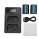 thumbnail image 2 of Batería De La Cámara 1800mah, Pantalla LED Elegante Lista Para Usar De La Batería De La Cámara Del Ahorro De Espacio Para El Viaje, 2 of 7