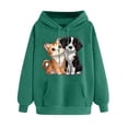 thumbnail image 2 of Hilzaten Womens Long Sleeve Tops Loosse Print Casual Womens Hoodie Sweatshirts, 2 of 5