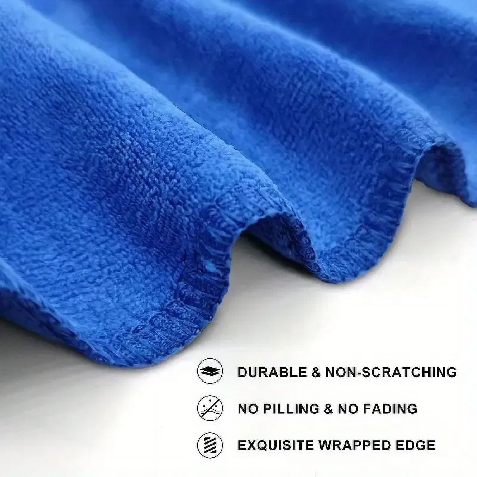 Microfiber towels for home cleaning, car drying and washing cloth, polishing cloth for car details,Home cleaning tools 10 pieces