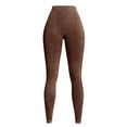 thumbnail image 4 of High Waisted Leggings for Women Solid Color High Waist Abdomen Raising Hip Shaping Naked Tight Elastic Fitness Running Yoga Pants. Thermal Running Workout, 4 of 5
