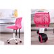 thumbnail image 5 of Silla giratoria de estudio FurnitureR ajustable en altura Rosa CARNATION, 5 of 6