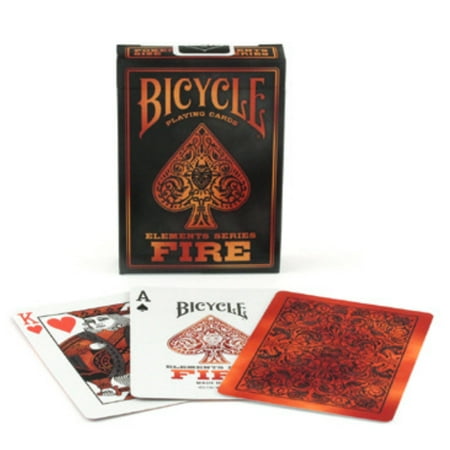 Bicycle Fire Element Specialty Playing Cards - Walmart.com Bicycle Fire Element