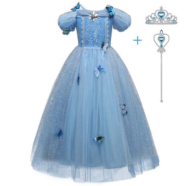 Vestido de princesa para niñas, disfraz de Blancanieves para Halloween, Navidad, fiesta de cumpleaños, disfraces de fantasía Fivean unisex