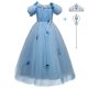 thumbnail image 1 of Vestido de princesa para niñas, disfraz de Blancanieves para Halloween, Navidad, fiesta de cumpleaños, disfraces de fantasía Fivean unisex, 1 of 2