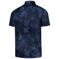thumbnail image 3 of Men's Colosseum Navy Notre Dame Fighting Irish Big & Tall Palms Polo, 3 of 3