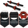 thumbnail image 3 of Yes4All 1.15 inch Adjustable Dumbbell Bar, Dumbbell Handle, Black, Pair, 3 of 7