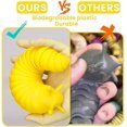 thumbnail image 3 of Juguete Fidget Slug, HUOGUO, 7,5 cm, 3D, articulado, divertido y relajante, 3 of 5