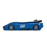 Delta Children Turbo Race Car Twin Bed - Blue