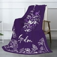 thumbnail image 2 of Yibo Love Gift for Mother's Day Birthday Blanket Gifts Blanket Flannel Soft and Comfortable Anti-static Bed Sofa Blanket, 2 of 5
