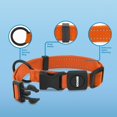 thumbnail image 4 of Voyager Reflective Leash Collar Set with Neoprene Handle, 5ft Long, Supports Small, Medium, and Large Breed Puppies, Cute and Heavy Duty for Walking, Running, and Training - Orange, M, 4 of 8