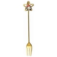 thumbnail image 1 of YEJIMAN Under CAD 10! Promotional Dinnerware Stainless Steel Tableware Creative Cute Christmas Star Spoon Fruit Fork Coffee Dessert Spoon, 1 of 8