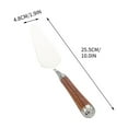 thumbnail image 4 of Hiroekza Stainless Steel Pizza Peel with Wooden Handle Pizza Paddle - Effortless Baking & Versatile Kitchen Tool, 4 of 7