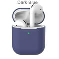 thumbnail image 1 of Shockproof Slim Dust Proof Ultra Thin Sleeve Protector Wireless Earphones Pouch Protective Skin Silicone Case Cover DARK BLUE, 1 of 1