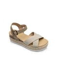 thumbnail image 4 of DREAM PAIRS Women's Stylish Platform Espadrille Wedge Sandals Round Toe Summer Causal Shoes Crisscross Band Adjustable Ankle Strap Buckle, 4 of 7