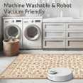 thumbnail image 5 of ODIKA 5'x7' Machine Washable Non-Slip Area Rug, Rustic Canyon Ornamental High Traffic Rug, White, 63586, 5 of 7