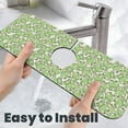 thumbnail image 6 of Pofeuu Cute Frog Print Splash Guard for Sink Faucet Sink Gadgets-Splash Guard Behind Faucet Drip Catcher for Kitchen, Bathroom,Sink Mat, 6 of 7
