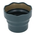 thumbnail image 2 of Cubo Que Se Lava La Brocha, Pintura De La Taza Del Agua Del Silicón Portátil Plegable Para La Comida Campestre, 2 of 7