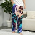 thumbnail image 5 of Demon Slayer Pajamas Pants 3D Printing Wide Leg PJ Pant Loungewear Casual Comfy Sleepwear Lounge Pants for Men WomenM, 5 of 9