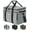 gray, variant on Soft Insulated Cooler Bag Collapsible Large Travel Coolers Soft Sided Coolers Ice Chest, Leakproof,