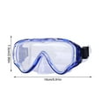 thumbnail image 6 of Kids Swim Goggles with Nose Cover Diving Mask Elastic Fabric Strap Diving Swim Mask Swimming Goggles Anti-fog Lens Waterproof Clear Snorkel Goggle, 6 of 6