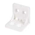 thumbnail image 1 of Soportes de Esquina de Plástico de 90 Grados para Muebles de Estante Unique Bargains 27x27x27mm 50Pcs Blanco, 1 of 4