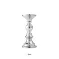 thumbnail image 4 of Moyic Candelabro de hierro de 2 piezas, candelabro de repuesto reutilizable para mesa, centro de mesa, decoración de candelabro de compromiso para Decoración del hogar Plata Moyic HA067003-02, 4 of 6