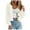 White, variant on vigerkar Women's Chunky Knit Open Front Sweater Long Sleeve Button Loose Short Cardigan Outerwear Coats (White, S)