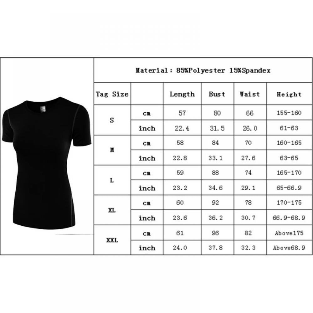 Introducing our new line of workout gym clothes that are perfect for anyone with an active lifestyle. These lightweight and comfortable tops are made from a stretchy, rapid-dry fabric that will keep you feeling great during any workout. The crew neckline and relaxed fit ensure a soft and smooth feel, providing ultimate comfort while you exercise.

Our versatile tops are not only designed for comfort, but also to help you look and feel your best. With a design that hides your tummy, these tops are perfect for pairing with leggings, capris, or skinny jeans. Made from a breathable blend of polyester and spandex, they are quick-drying and moisture-wicking to keep you cool and dry no matter how intense your workout gets.

From the gym to the trails to running errands, our yoga shirts are a great choice for any activity. They are also ideal for hiking, traveling, and leisure activities. Available in sizes ranging from small to 2XL, you can find the perfect fit for you. Stay comfortable and stylish with our moisture-wicking and lightweight gym tops that come in a variety of colors. Each package includes one T-shirt to help you look and feel your best during your workout.