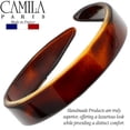 thumbnail image 3 of Camila Paris CP3382 French Fashion Headband for Women, Very Flexible with Teeth for Strong Hold Grip, Women's Hairband, No Slip Durable Styling Girls Hair Accessories, Made in France with Cellulose, 3 of 20