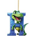 thumbnail image 1 of LUVCLS Dinosaurio navideño acrílico 26 letras dinosaurio navideño cubierta candelabro letras A adorno acrílico para cadena L7P8 adornos Z, 1 of 7